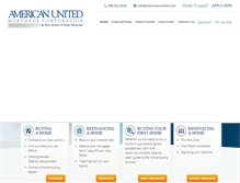 Tablet Screenshot of americanunited.com